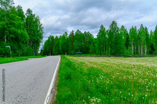 Landscape and countryside in Shouthern Savonia photo