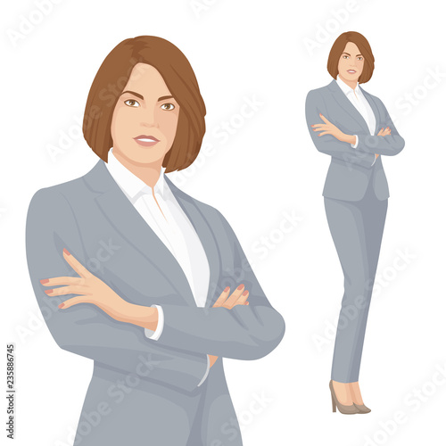 Business Woman. Elegant Woman. Portrait of a Business Woman.