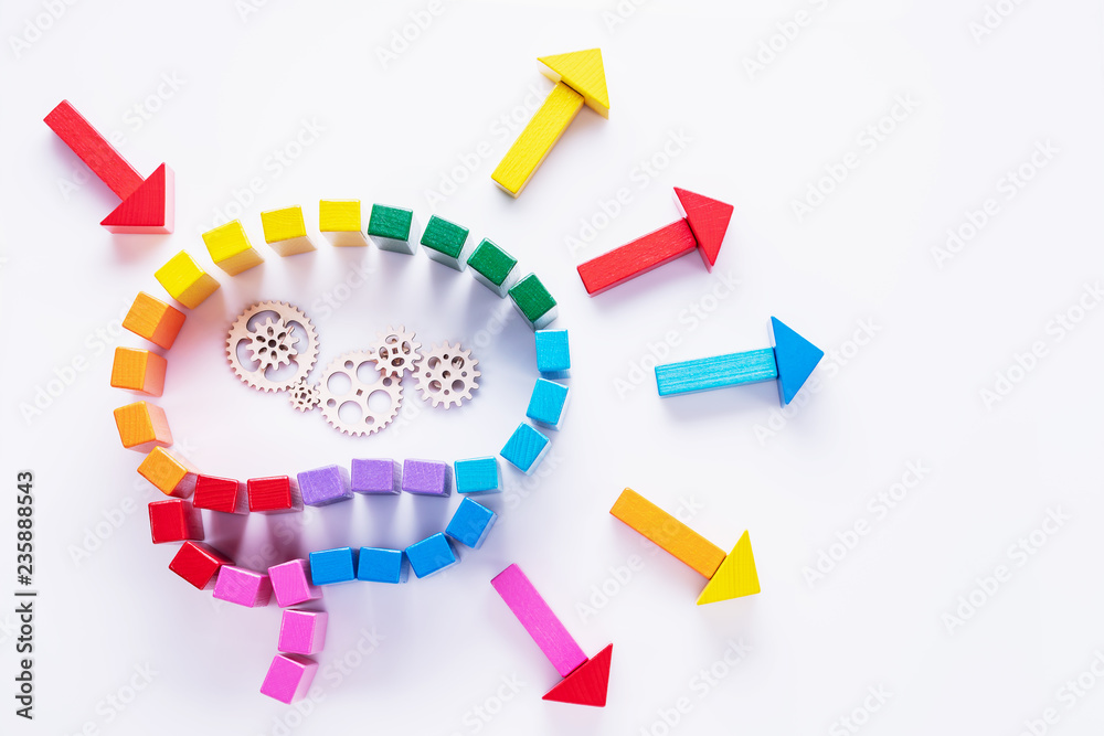 Abstract colorful human brain, creative concept. Abstract colorful human brain, creative concept.