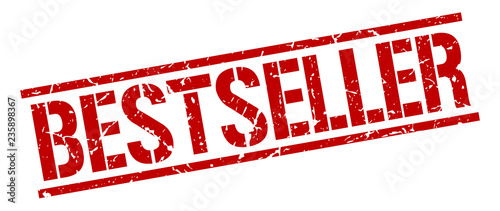 bestseller red grunge square vintage rubber stamp