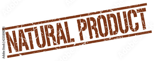 natural product brown grunge square vintage rubber stamp