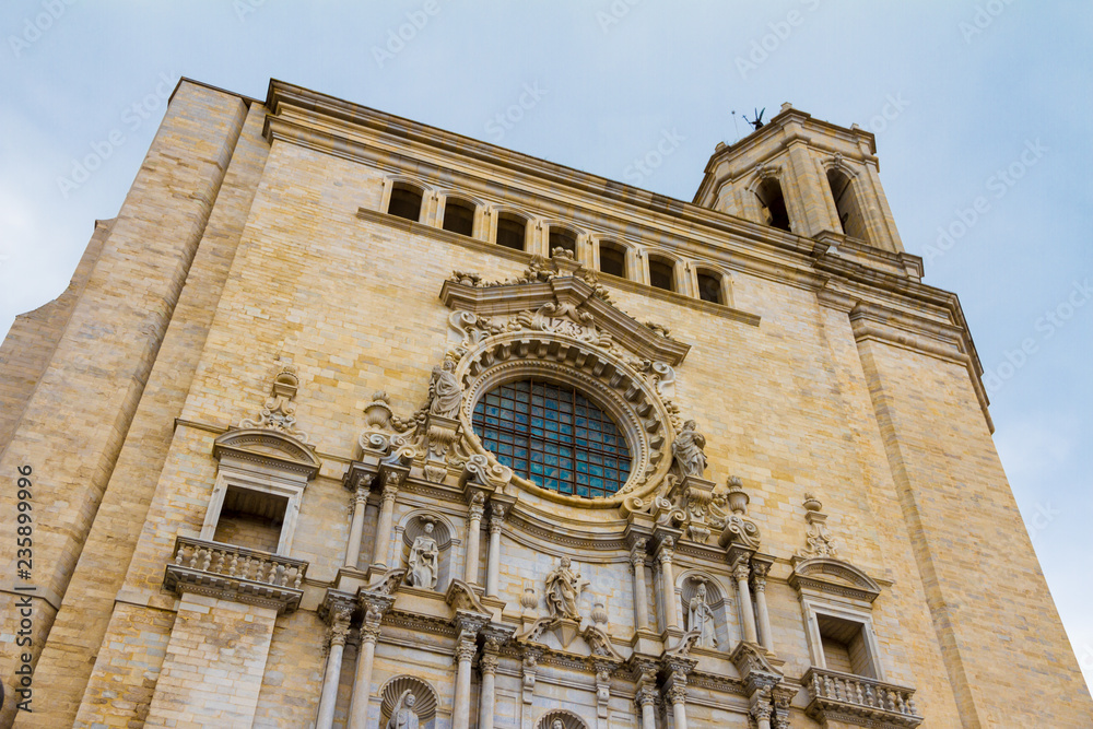 The Cathedral of Saint Mary of Girona in Girona, Spain
