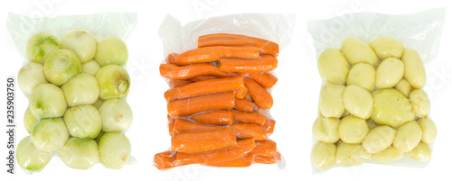 Vacuum sealed vegetables