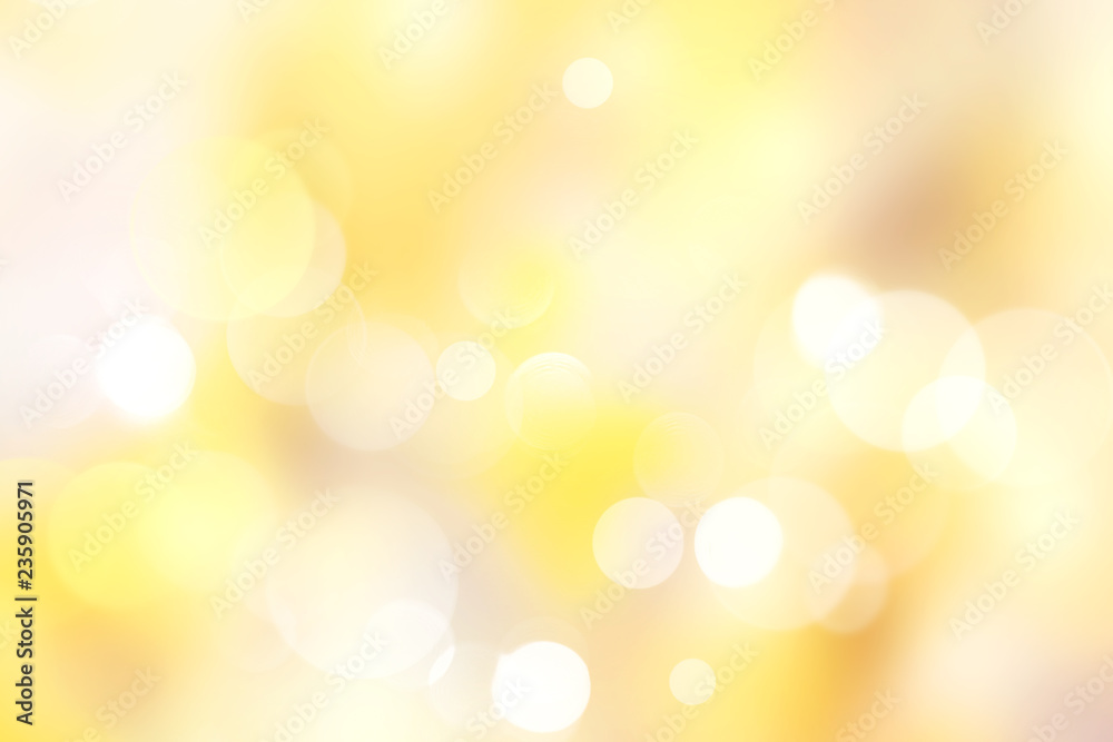 Yellow blurred bokeh abstract background. Yellow blurred bokeh abstract background.