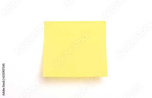 Yellow sticky note © michaklootwijk