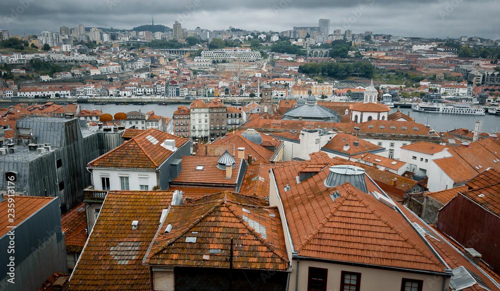 Panoramic view over Porto