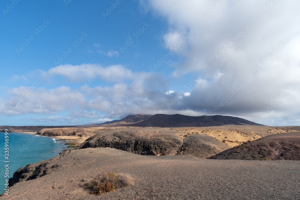 Papagayo coastline in Lanzarote island, Spain Papagayo coastline in Lanzarote island, Spain