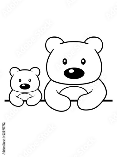 baby kind junges papa mama familie 2 freunde team paar brüder geschwister rahmen text schreiben teddy grizzly bär bärchen comic cartoon clipart süß niedlich design