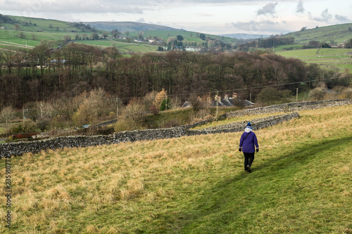 Walking near Settle, Settle is a small market town and civil parish in the Craven district of North Yorkshire, England.  © RamblingTog