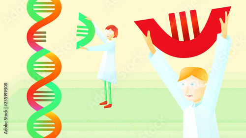 Crispr/Cas9 Scientist Man