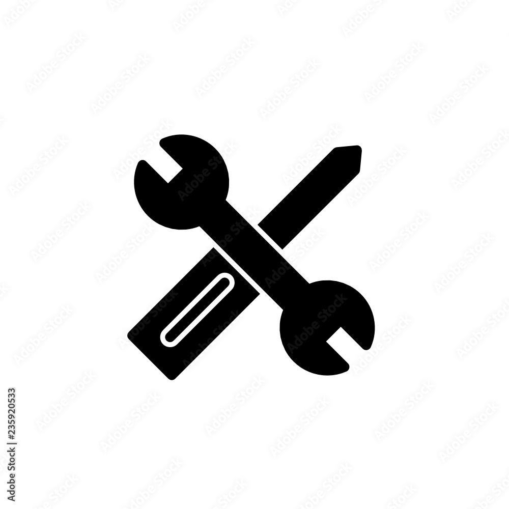 service icon vector glyph style service icon vector glyph style