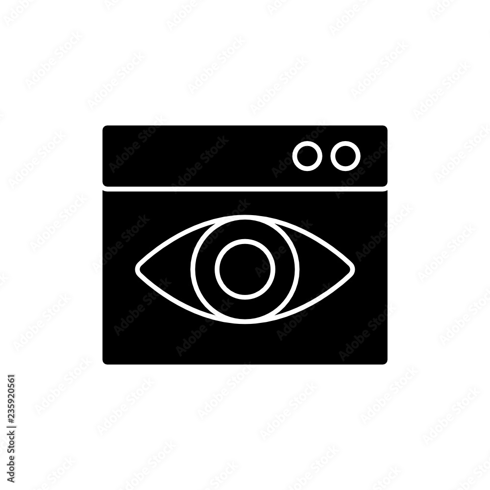 visible icon vector glyph style visible icon vector glyph style