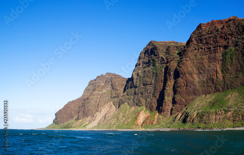 Na Pali coast on Kauai island. Hawaii