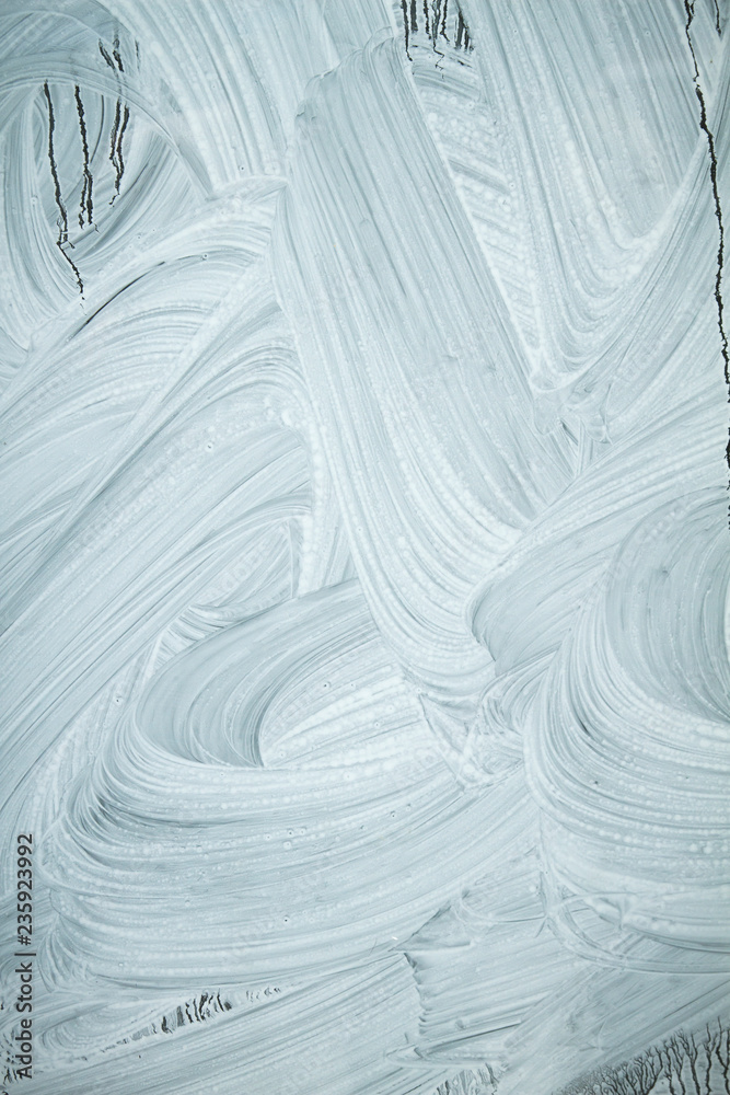 Obraz premium white strokes on a window