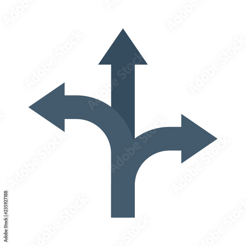 Detour vector icon isolated, Detour logo concept