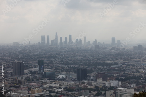 Downtown LA im Nebel