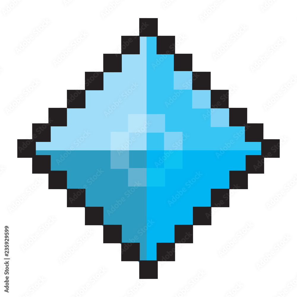 Obraz premium Object with pixel style