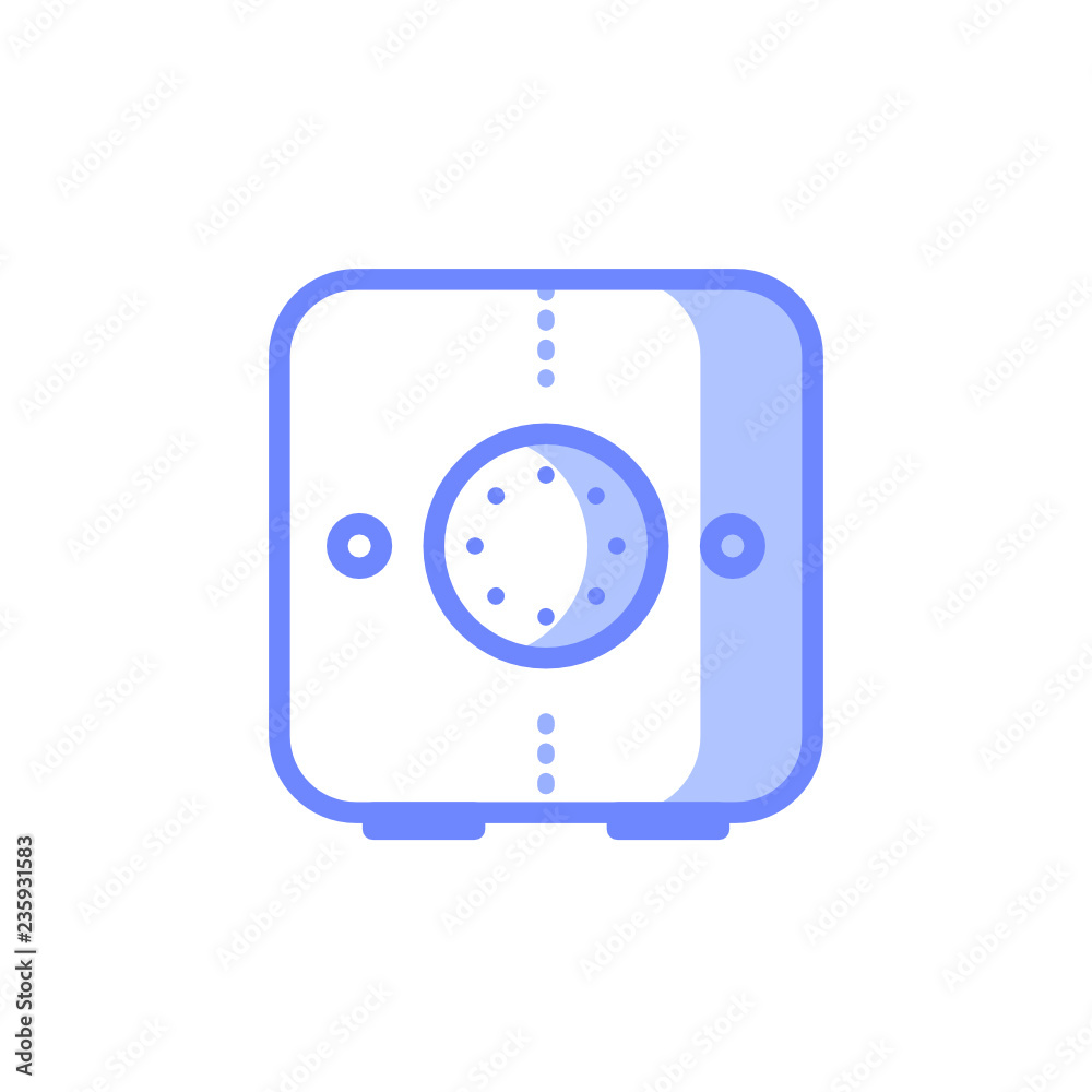 bank safe icon vector design modern style bank safe icon vector design modern style