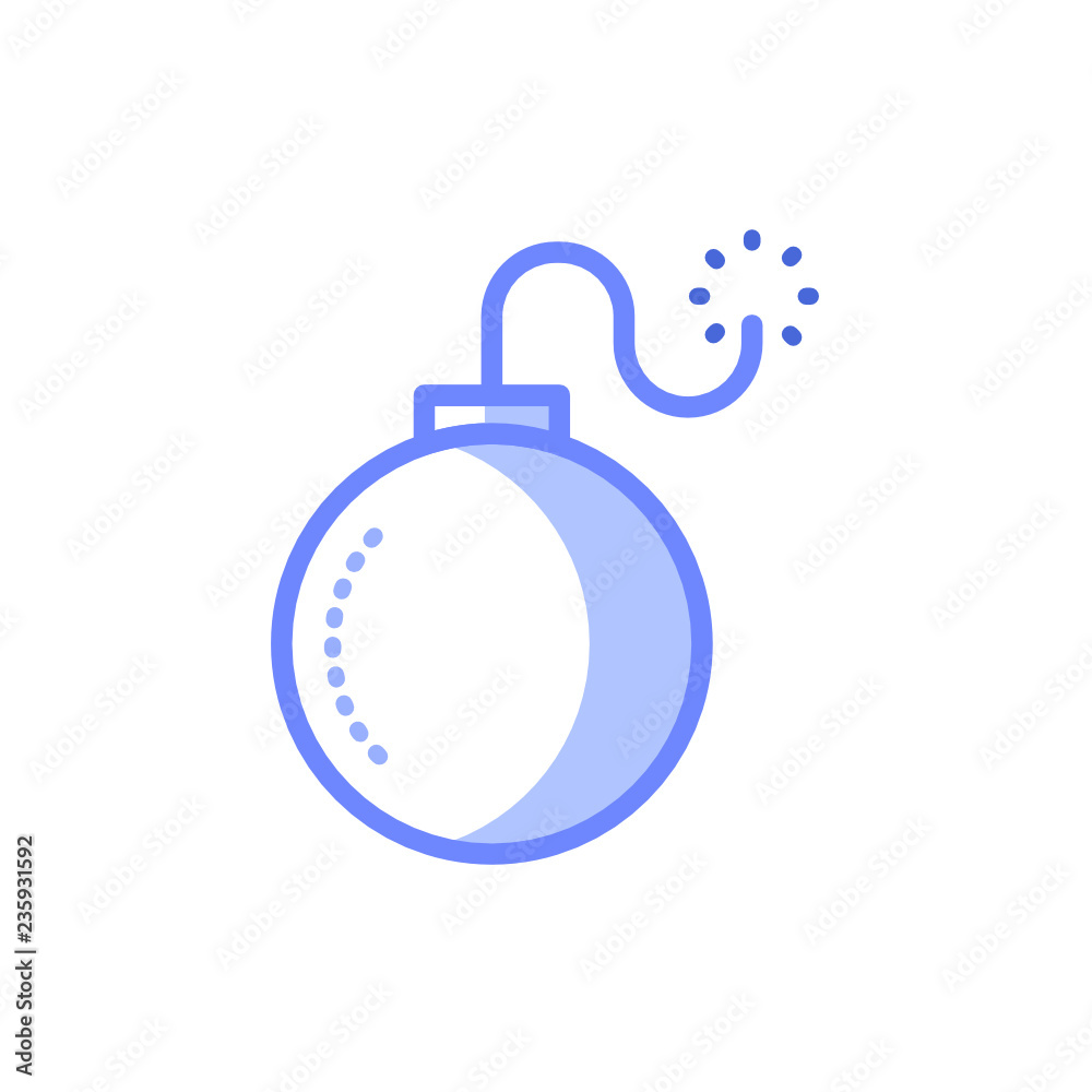 bomb icon vector design modern style bomb icon vector design modern style