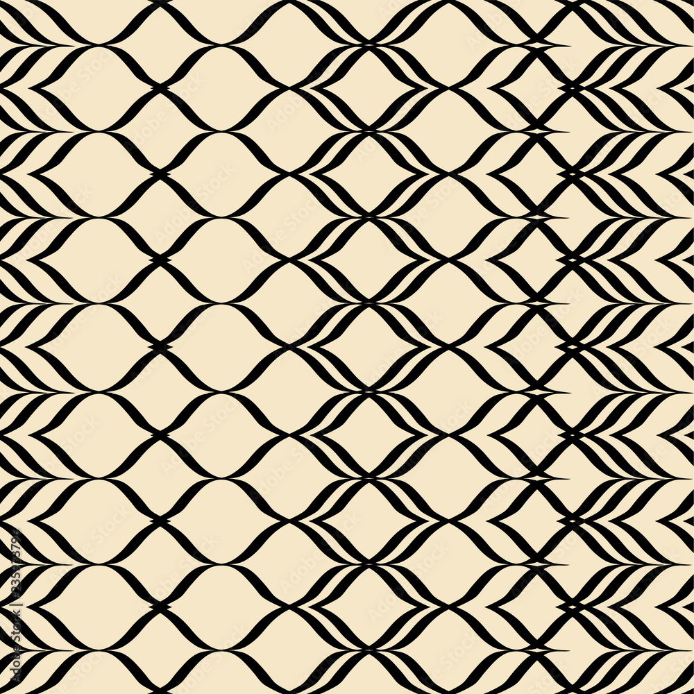 Black Interlaced Strokes Texture Seamless Pattern Black Interlaced Strokes Texture Seamless Pattern