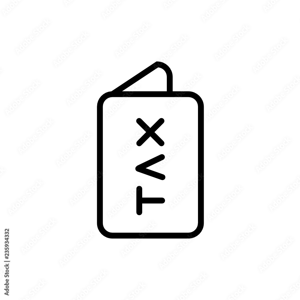 airport tax icon vector design airport tax icon vector design