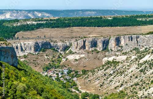 Biyuk-Ashlama-Dere gorge in Bakhchisarai, Crimea
