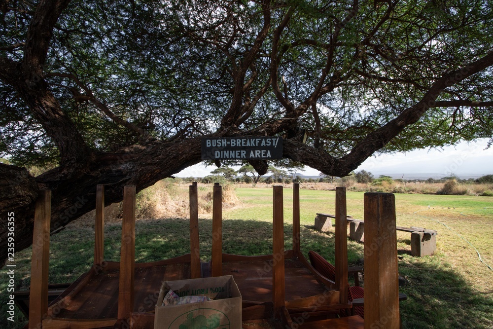 Aussichtspunkt auf den Kilimandscharo in Amboseli Aussichtspunkt auf den Kilimandscharo in Amboseli