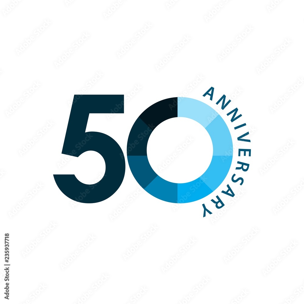50 Year Anniversary Vector Template Design Illustration 50 Year Anniversary Vector Template Design Illustration