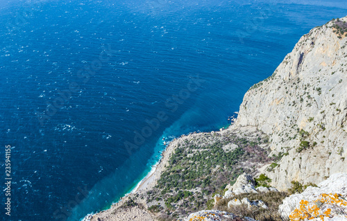Sea coast, Cape Aya, Crimea