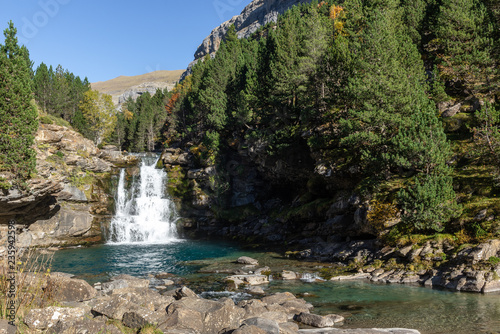Gradas De Soaso, Falls on Arazas River , Ordesa National Park, Huesca, Spain © Noradoa