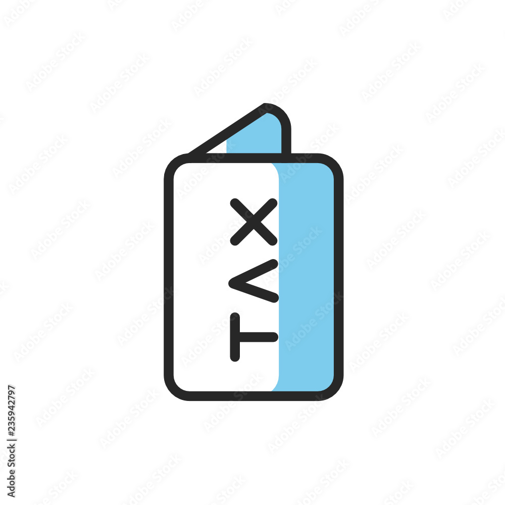 tax icon vector with modern style tax icon vector with modern style