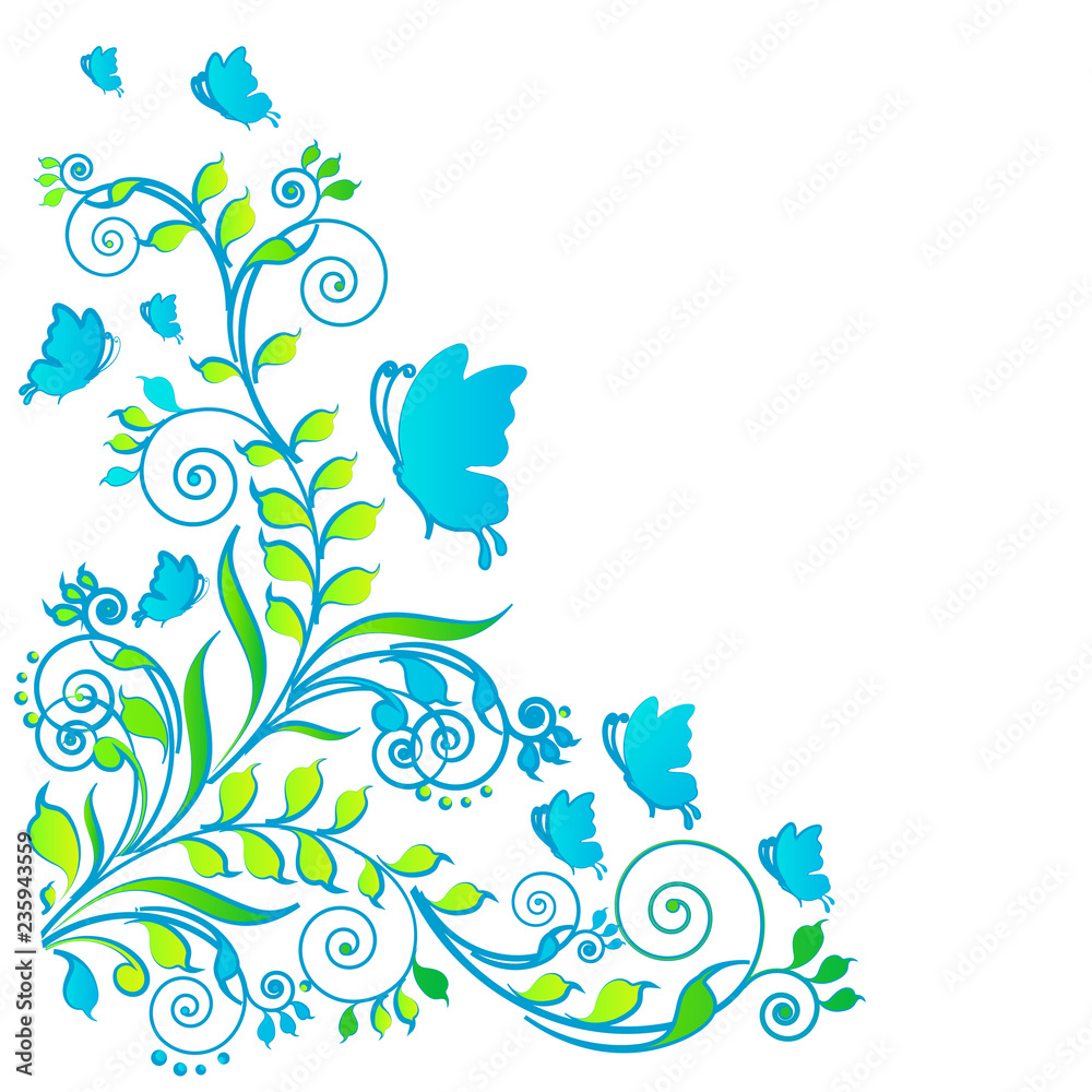 beautiful blue butterflies, isolated on a white beautiful blue butterflies, isolated on a white