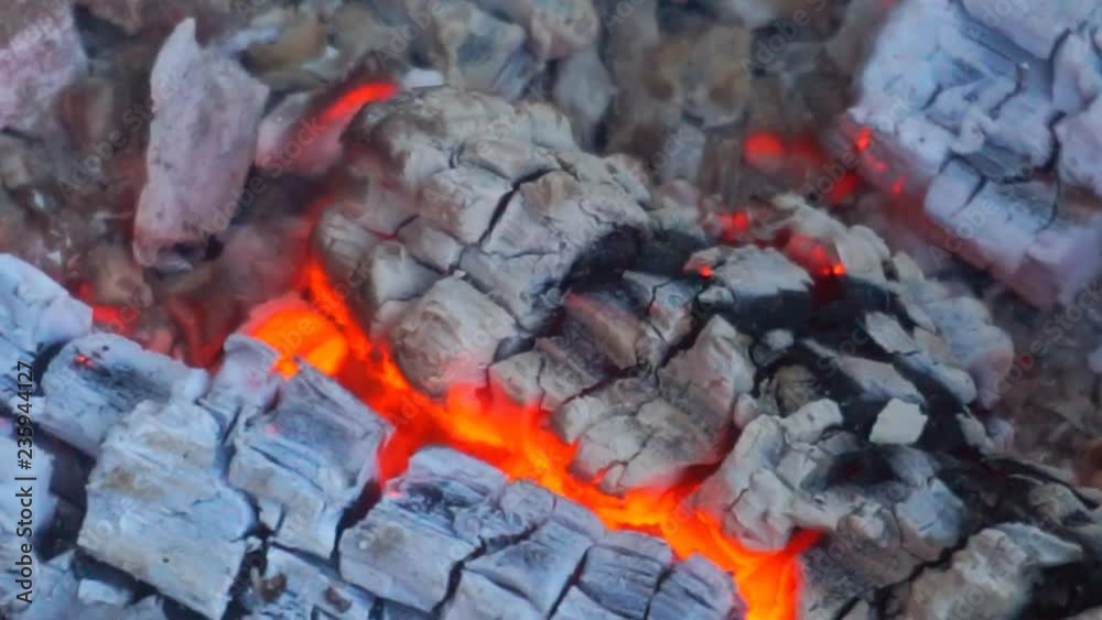 burning coals close-up. 1920X1080 Full Hd. burning coals close-up. 1920X1080 Full Hd.