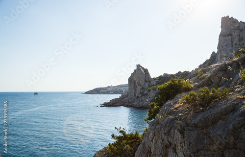 The black sea coast, Simeiz, Crimea