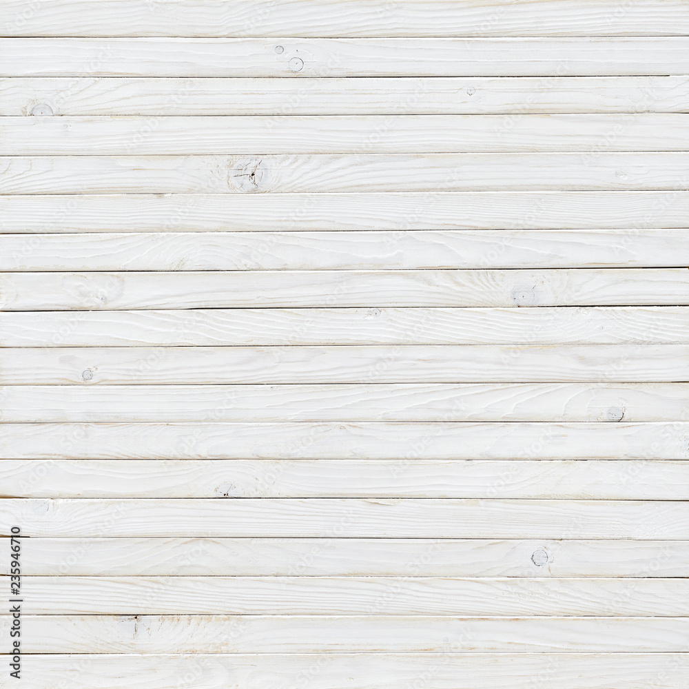 Fototapeta premium white wood texture background, table top view