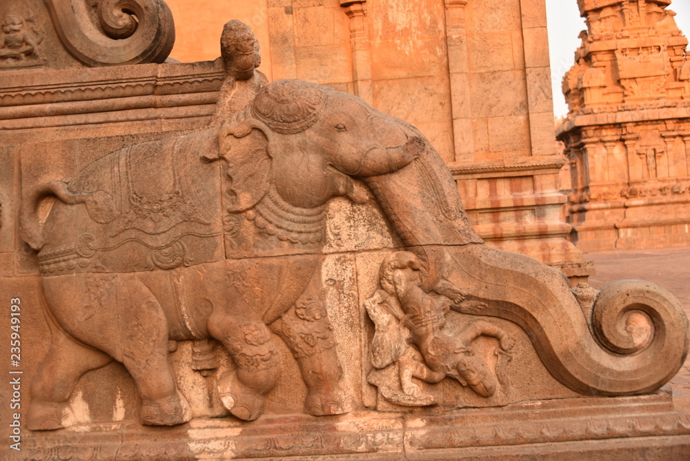Fototapeta premium Brihadisvara Temple, Thanjavur, TamilNadu