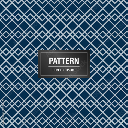 Geometric pattern background. Minimal and modern blue background