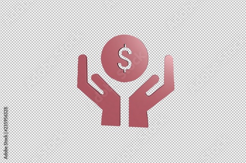 Illustration of Philanthropy on transparent background