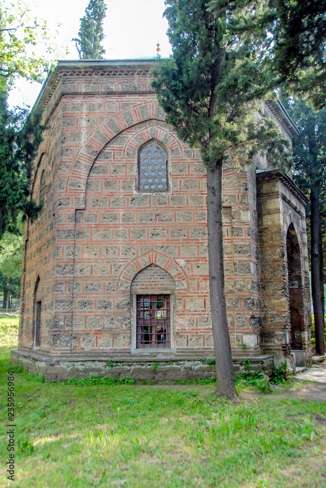 Bursa, Turkey, 01 May 2012: Muradiye complex, Tomb of Humma Sultan Bursa, Turkey, 01 May 2012: Muradiye complex, Tomb of Humma Sultan