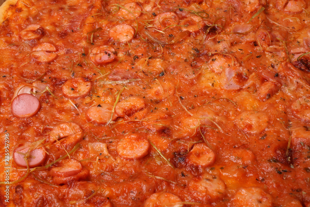 Pizza, for backgrounds or textures Pizza, for backgrounds or textures