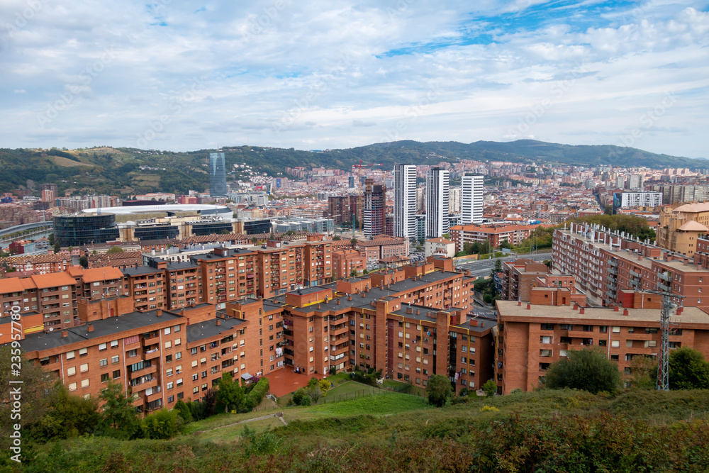 City view of Bilbao, Spain