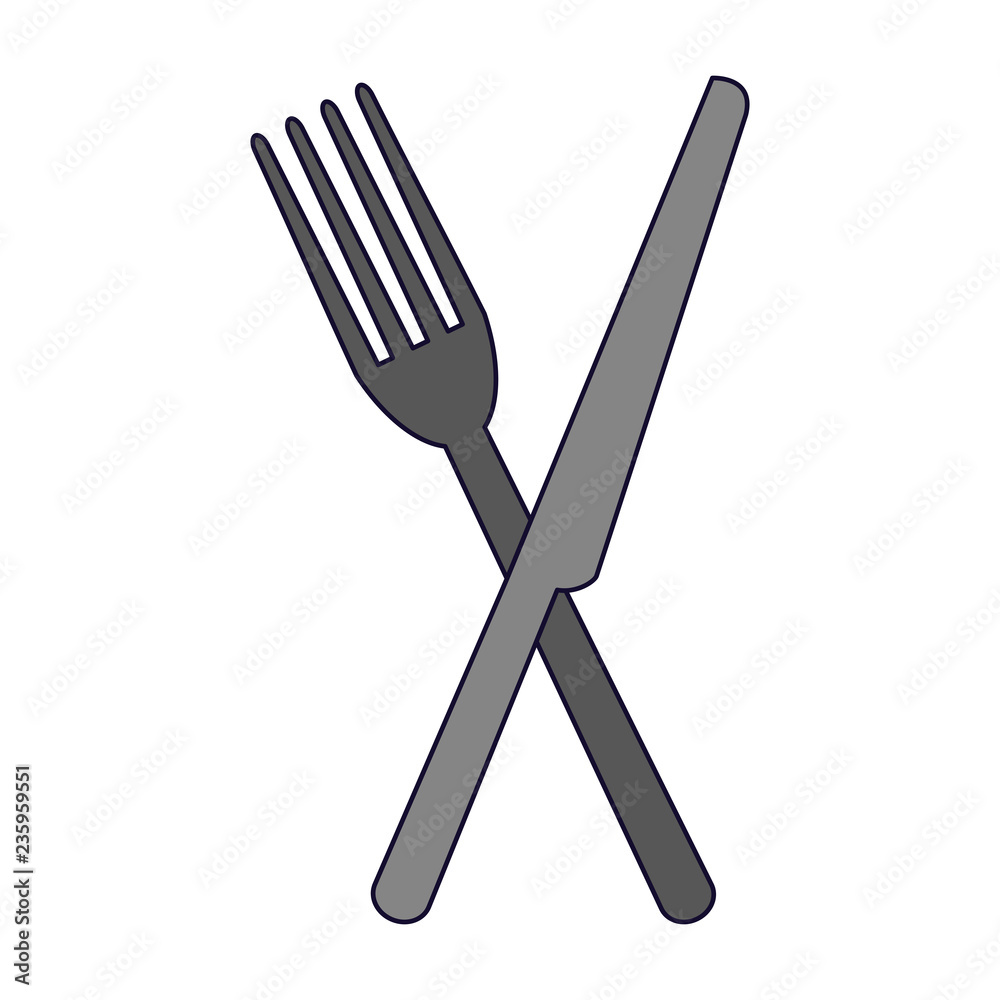 Fork and knife cutlery Fork and knife cutlery