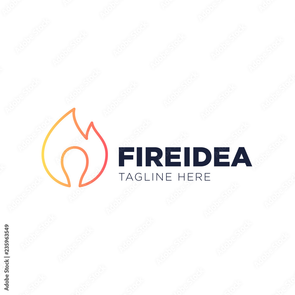 Hot Idea Logo Template Design Vector, Emblem, Design Concept, Creative Symbol, Icon Hot Idea Logo Template Design Vector, Emblem, Design Concept, Creative Symbol, Icon