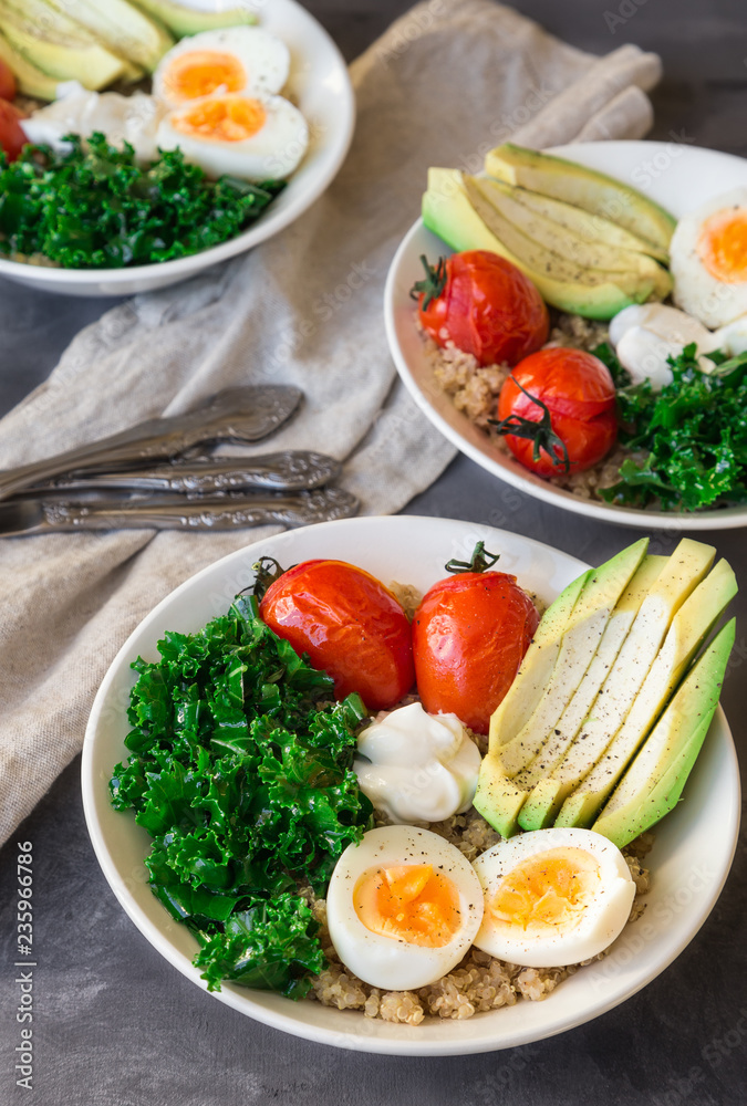 Breakfast quinoa bowls Breakfast quinoa bowls
