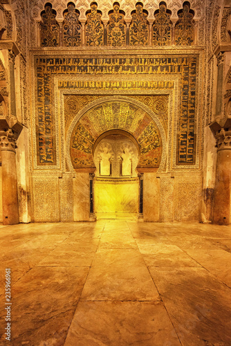 Decorated interior of the G...