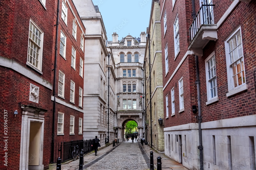 Middle Temple Lane in London, UK