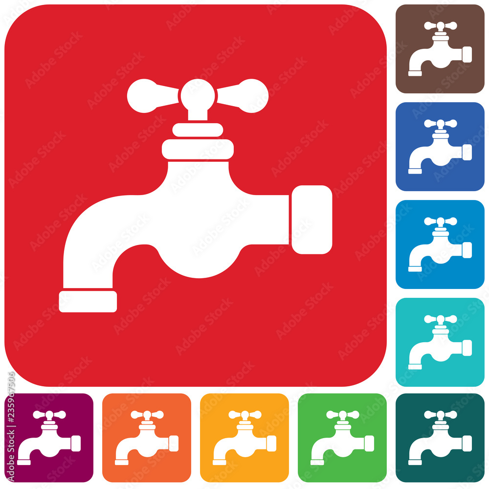Water tap icon Water tap icon