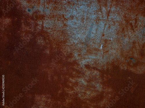 Abandoned old factory, rusty walls