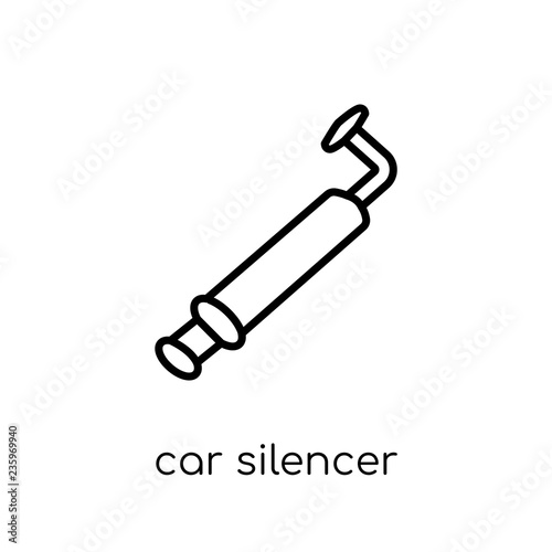 car silencer icon from Car parts collection.