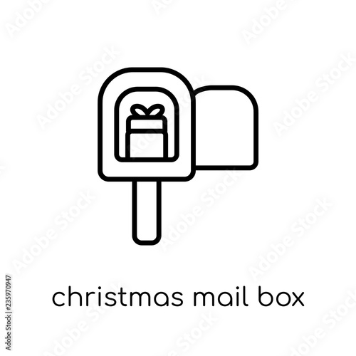 christmas mail box icon from Christmas collection.